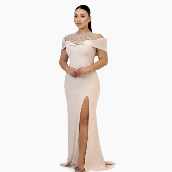 Robe Féerie Dore de Soirée