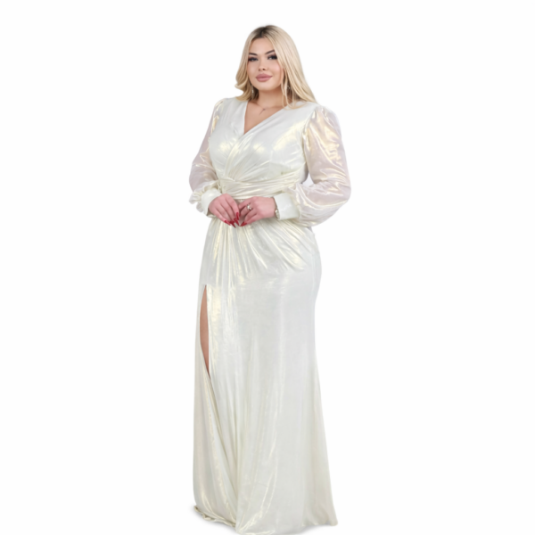 file_000000008f5471f48515e312d08c8e5b Robe de Soirée Longue Satinée Blanc Ivoire